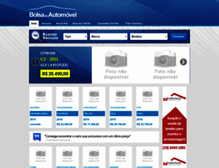 bolsadoautomovel.com.br screenshot