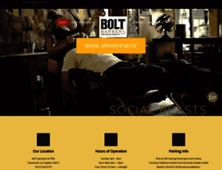 boltbarbers.com screenshot