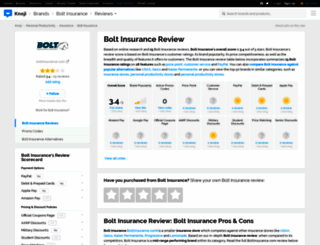 boltinsurance.knoji.com screenshot