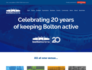 boltonarena.com screenshot