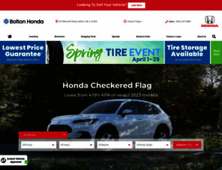 boltonhonda.ca screenshot