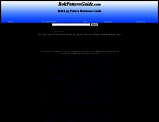 boltpatternguide.com screenshot
