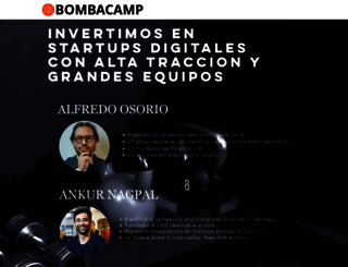 bombacamp.com screenshot