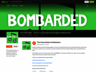 bombarded.podbean.com screenshot