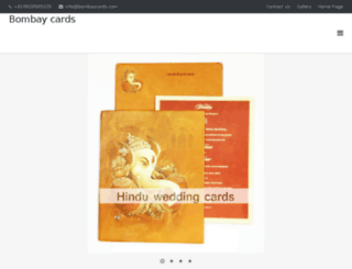 bombaycards.com screenshot