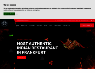 bombaypalace.de screenshot