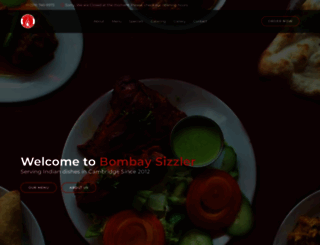 bombaysizzler.ca screenshot