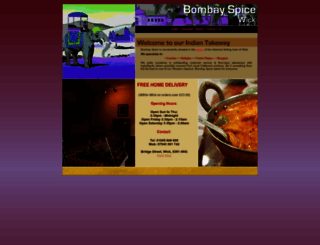 bombayspicewick.co.uk screenshot