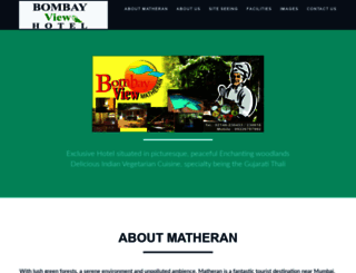 bombayviewhotelmatheran.com screenshot