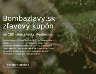 bombazlavy.sk screenshot