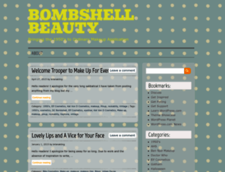 bombshellbeautybriana.wordpress.com screenshot