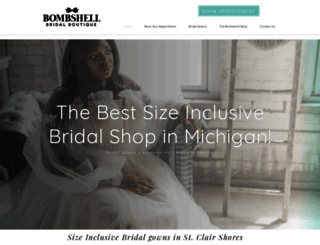 bombshellbridal.boutique screenshot