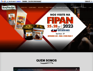 bomprincipioalimentos.com.br screenshot