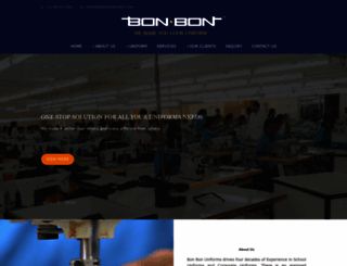 bonbonuniform.com screenshot