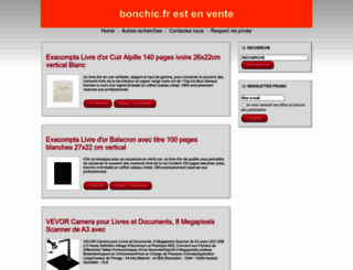 bonchic.fr screenshot