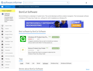 boncut-software.software.informer.com screenshot