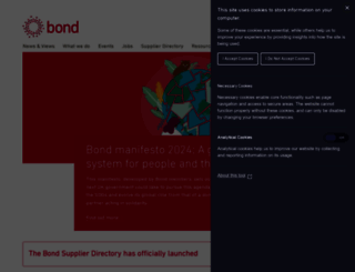 bond.org.uk screenshot