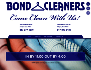 bondcleaners.com screenshot