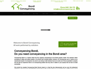 bondiconveyancing.net screenshot