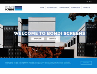 bondiscreens.com.au screenshot