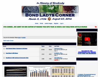 bondladyscorner.com screenshot