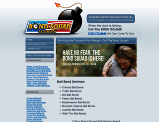 bondsquadbailbonds.com screenshot