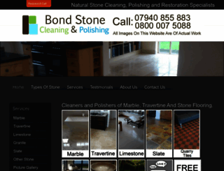 bondstonecleaning.co.uk screenshot