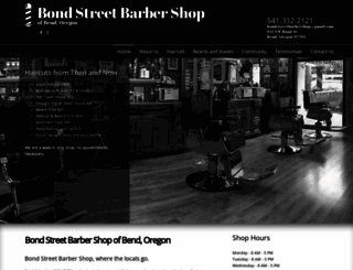 bondstreetbarbers.com screenshot