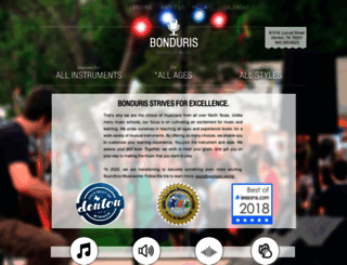 bondurismusic.com screenshot