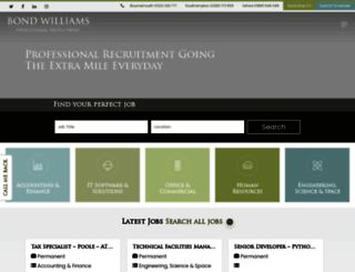 bondwilliams.co.uk screenshot