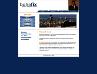 bonefix.co.nz screenshot