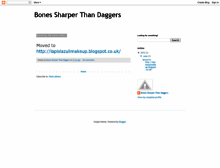 bonessharperthandaggers.blogspot.com screenshot