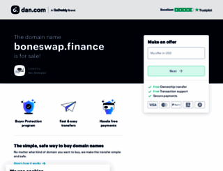 boneswap.finance screenshot