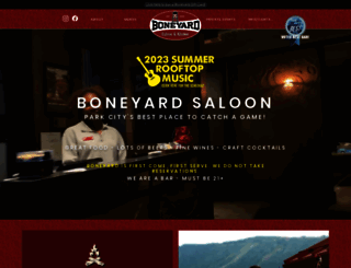boneyardsaloon.com screenshot