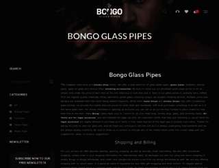 bongoglasspipes.com screenshot