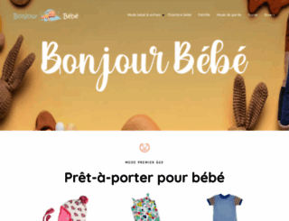 bonjour-bebe.fr screenshot