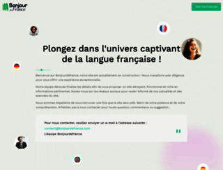 bonjourdefrance.com screenshot