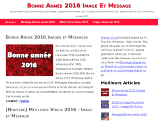 bonneannee2016.com screenshot