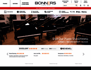 bonnersmusic.co.uk screenshot