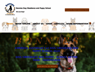 bonnies.com.au screenshot