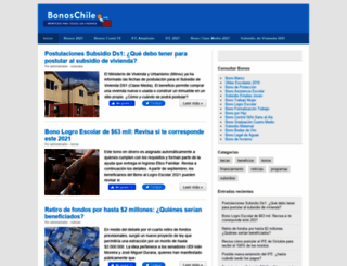 bonoschile.com screenshot