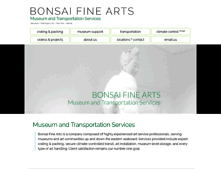 bonsai-finearts.com screenshot