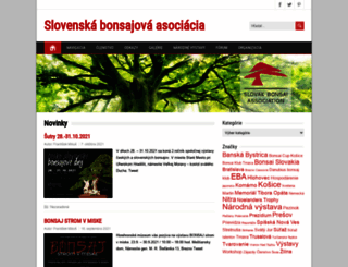 bonsai-sba.sk screenshot