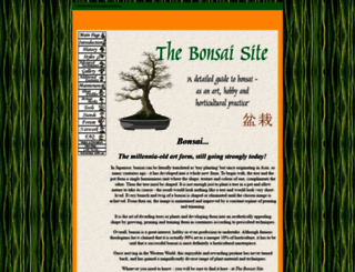 bonsaisite.com screenshot