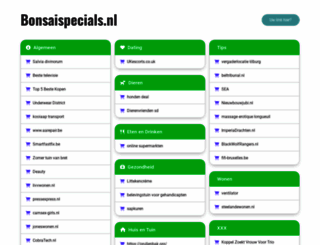 bonsaispecials.nl screenshot
