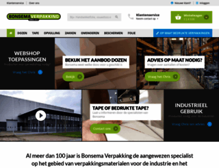 bonsema-verpakking.nl screenshot