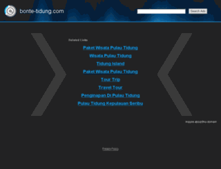 bonte-tidung.com screenshot