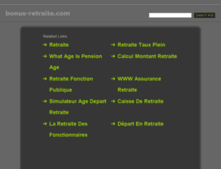 bonus-retraite.com screenshot