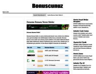 bonuscunuz.com screenshot