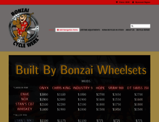 bonzaicyclewerx.bike screenshot